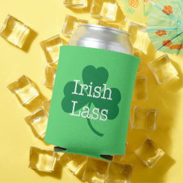 Irish Lass St. Paddy's Day Shamrock Koelbox Blikjeskoeler