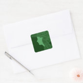 Irish Lass Vierkante Sticker (Envelop)