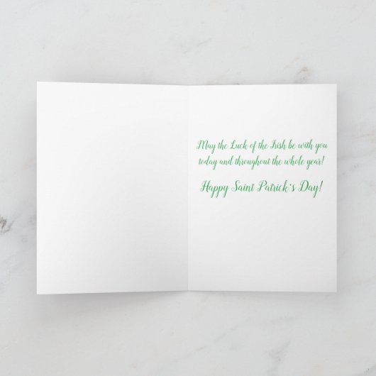 "Irish Lassie" Kaart (Binnen)