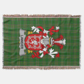 Irish Lawder of Lauder Coat of Arms Family Crest Deken (Voorkant)