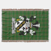 Irish Lawson Coat of Arms Family Crest Ireland Deken (Voorkant)