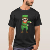 Irish Lebraun Floss Dance Figurine St Patricks Day T-shirt (Voorkant)