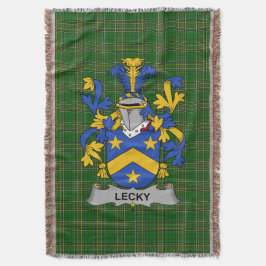 Irish Lecky of Lackey Coat of Arms Family Crest I Deken