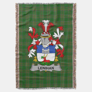 Irish Lenihan or O_Lenaghan Coat of Arms Family C Deken