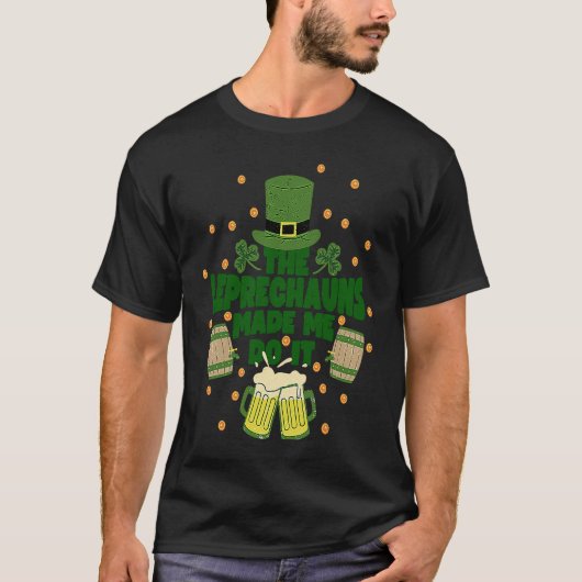 Irish Leprechaun Beer T-shirt (Voorkant)