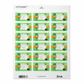 Irish Leprechaun Blessing St Patrick's Day Etiket (Full Sheet)
