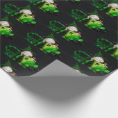Irish Leprechaun en Green Beer Cadeaupapier (Hoek)