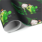 Irish Leprechaun en Green Beer Cadeaupapier (Rol Hoek)