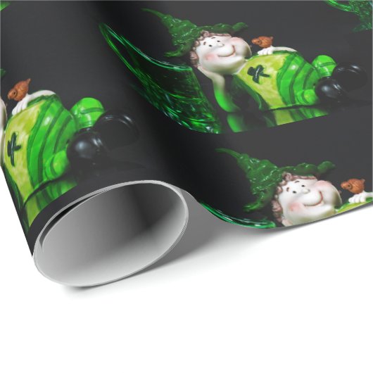 Irish Leprechaun en Green Beer Cadeaupapier (Rol Hoek)