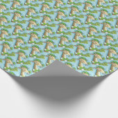 IRISH LEPRECHAUN GIRAFFE HOLIDAY WRAPPING PAPIER (Hoek)