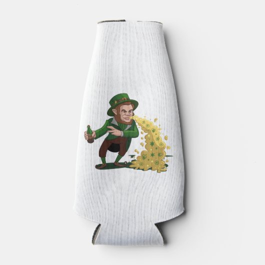 Irish Leprechaun Gooien Lucky Cookies Grappig Flesjeskoeler (Voorkant)