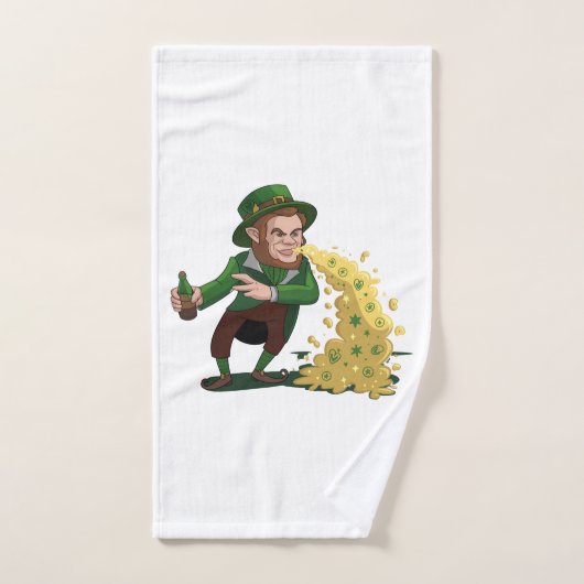 Irish Leprechaun Gooien Lucky Cookies Grappig Handdoek (Handdoek)