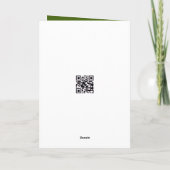 Irish Leprechaun Holding a Gold Coin Kaart (Achterkant)