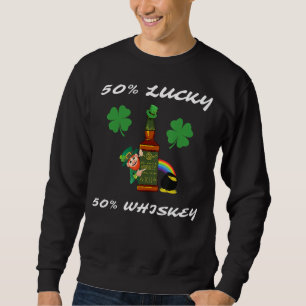 Irish Leprechaun Lucky Charm Whiskey Rainbow Pot O Trui