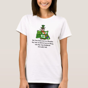 Irish Leprechaun met Quilt T-shirt