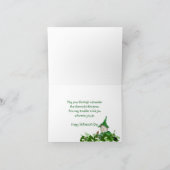 Irish Leprechaun over Gold Kaart (Binnen)