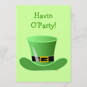 Irish Leprechaun Pet Funny St. Patrick's Day Party Kaart