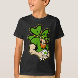 Irish leprechaun rugby player celtic Ireland T-shirt