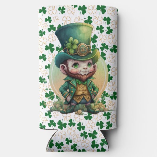 Irish Leprechaun Seltzer Blikjeskoeler (Achterkant)