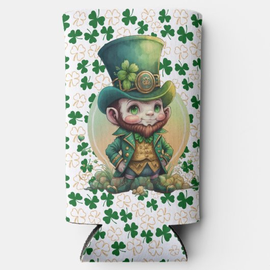 Irish Leprechaun Seltzer Blikjeskoeler (Voorkant)