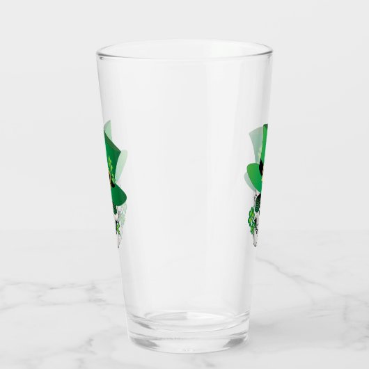 Irish Leprechaun Skull Glas (Rechts)