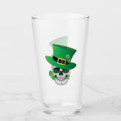 Irish Leprechaun Skull Glas (Voorkant)