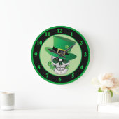 Irish Leprechaun Skull Grote Klok (Huis)