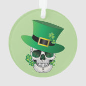 Irish Leprechaun Skull Ornament (achterkant)