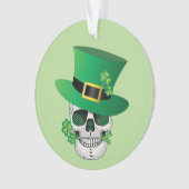 Irish Leprechaun Skull Ornament (voorkant)