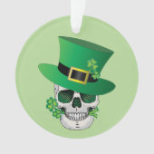 Irish Leprechaun Skull Ornament (voorkant)