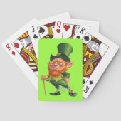 IRISH LEPRECHAUN-speelkaarten Pokerkaarten (Achterkant)
