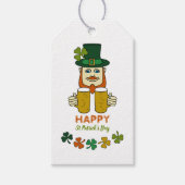 Irish Leprechaun, St Patrick's Day Cadeaulabel (Voorkant)