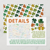 Irish Leprechaun, St Patrick's Day Detail Kaart (Voorkant / Achterkant)