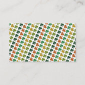 Irish Leprechaun, St Patrick's Day Drinken Ticket (Achterkant)