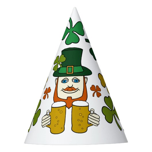 Irish Leprechaun, St Patrick's Day Feesthoedjes (Voorkant)