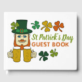 Irish Leprechaun, St Patrick's Day Gastenboek (Voorkant)