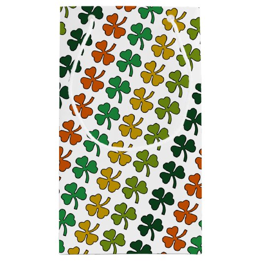 Irish Leprechaun, St Patrick's Day Klein Cadeauzakje (Achterkant)