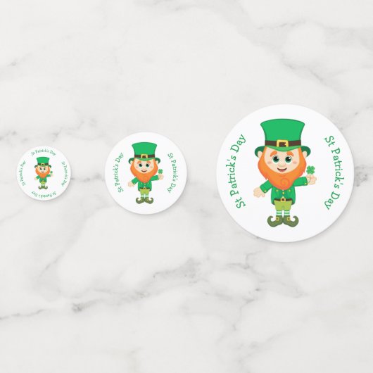 Irish Leprechaun St Patrick's Day Party Confetti (Voorkanten)