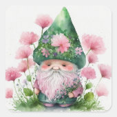 Irish Leprechaun Vierkante Sticker (Voorkant)