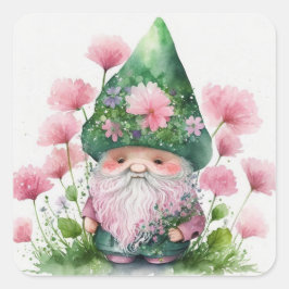 Irish Leprechaun Vierkante Sticker