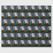 Irish Leprechaun with a Pot of Gold Cadeaupapier (Vlak)