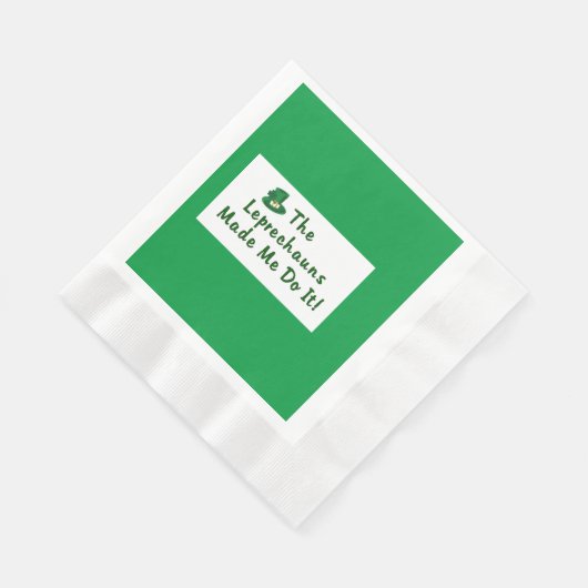 Irish Leprechauns Servet (Hoek)