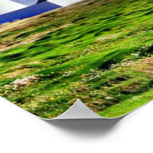 Irish Lighthouse Print of Poster (Hoek)