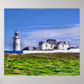 Irish Lighthouse Print of Poster (Voorkant)
