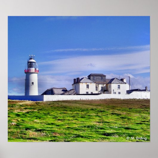 Irish Lighthouse Print of Poster (Voorkant)