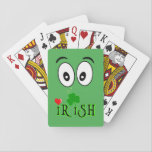 Irish Lights Clover Patricks Pokerkaarten<br><div class="desc">Ierse lampjes klaverpatriciërs. Speelkaarten. Koop de beste cadeaus op St. Patrick's Day 17 maart voor je vriendin,  vriend,  moeder,  vader en jezelf. #outfits #stpatricksday</div>