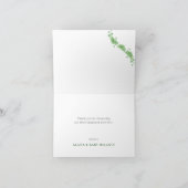 Irish Little Shamrock Baby shower Dank u kaart (Binnen)