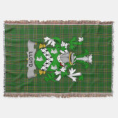 Irish Lloyd Coat of Arms Family Crest Ireland Deken (Voorkant)