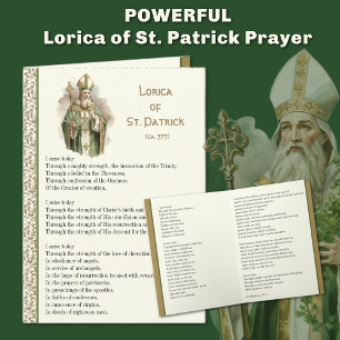Irish Lorica of St. Patrick Prayer Kaart