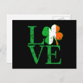 Irish Love for St Patricks Briefkaart (Voorkant / Achterkant)